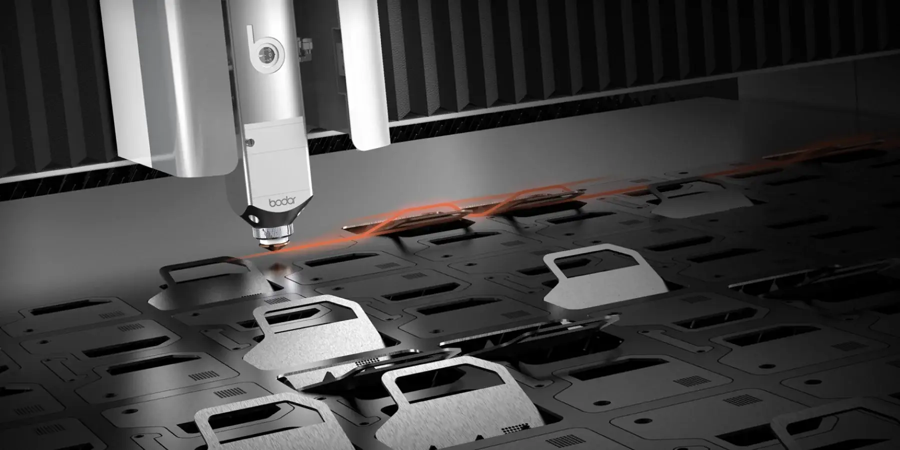 Bodor H Series cutting-head obstacle avoidance system