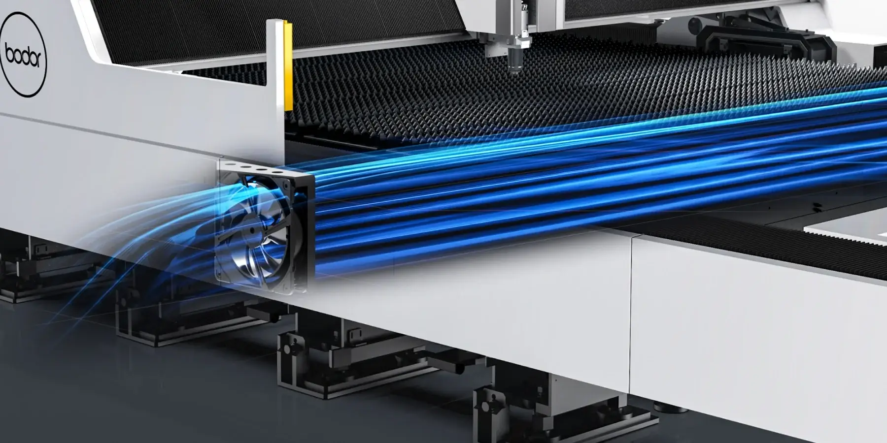 Bodor H Series zoned follow-up dust extraction airflow