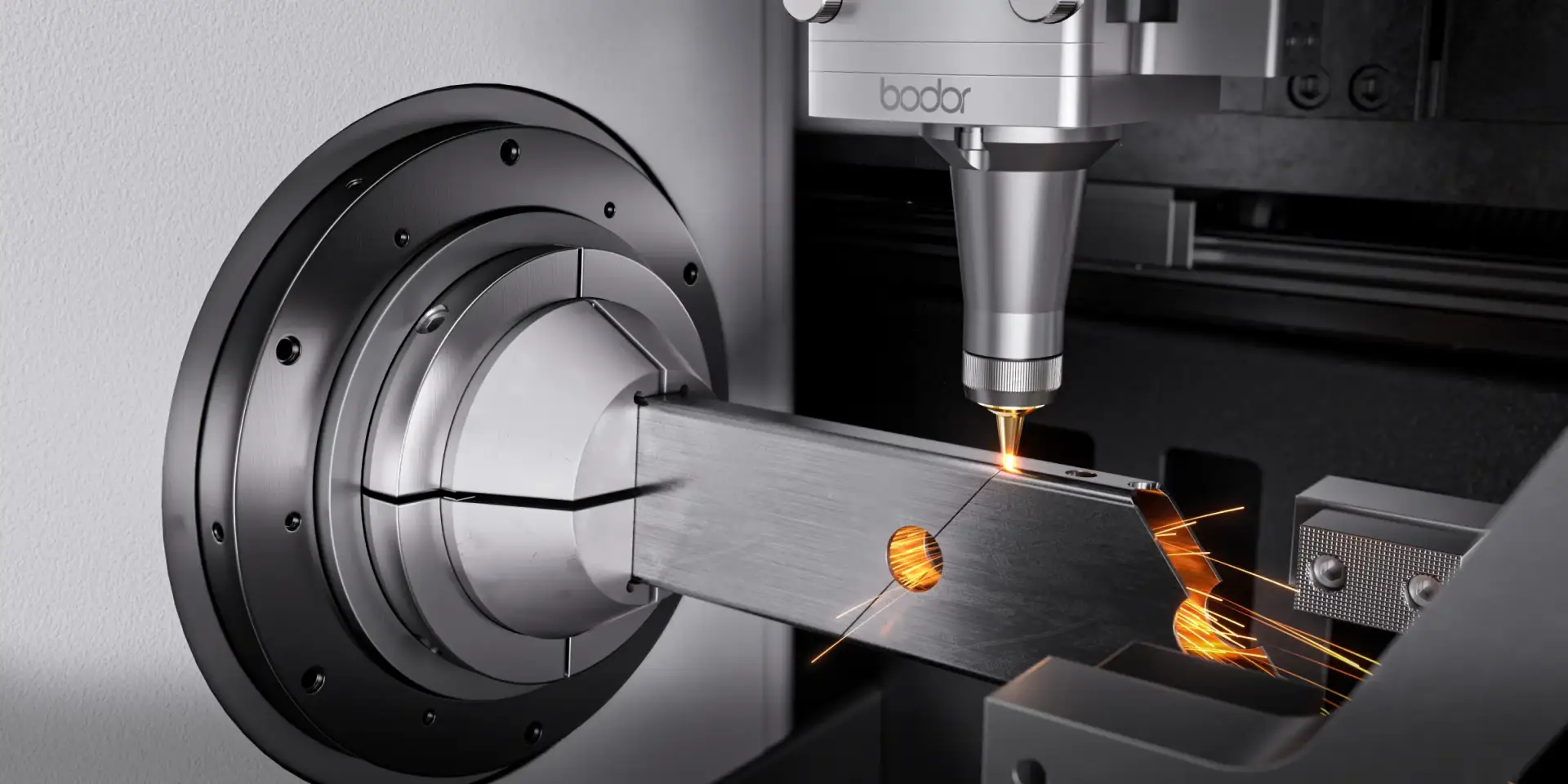 Bodor Q0 Pro high-speed chuck rotation feeding and acceleration