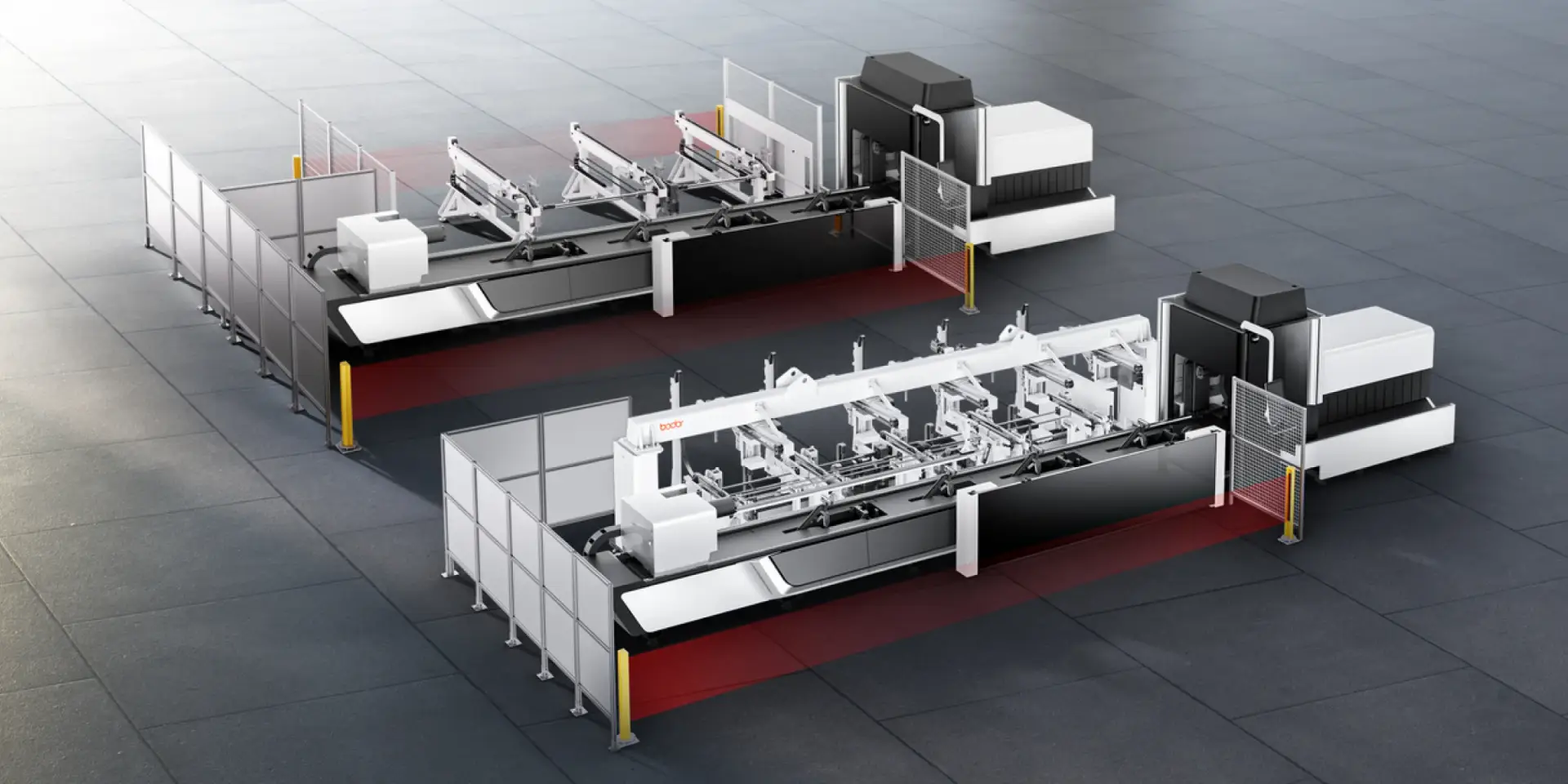 Bodor T Series with optional T-Trans or T-Loader automatic tube loading
