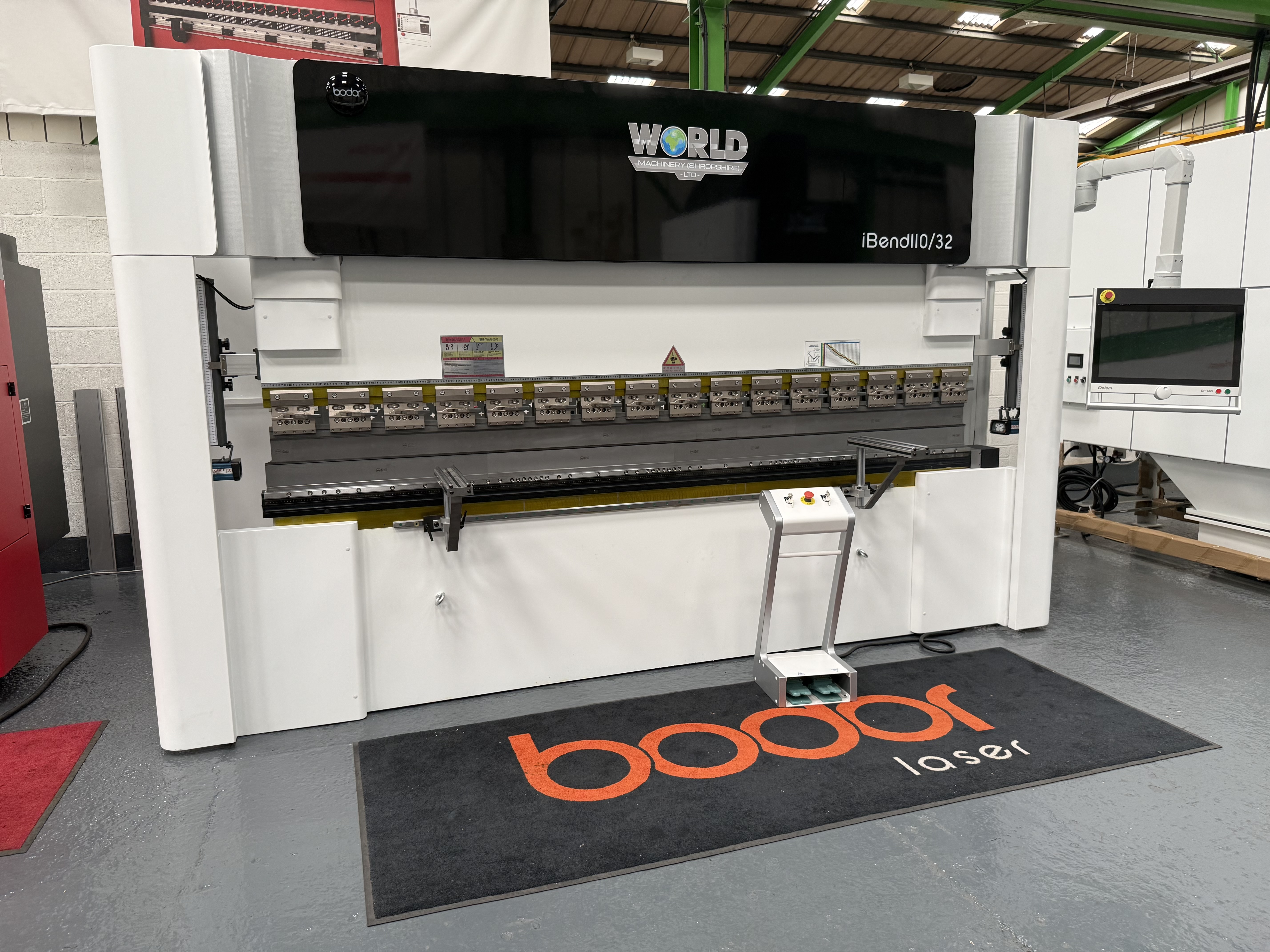 Existing Bodor iBend tooling and backgauge image