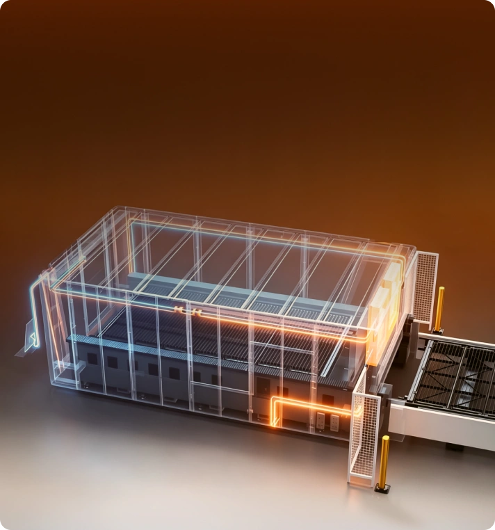 Bodor X Series fully enclosed sheet laser safety design